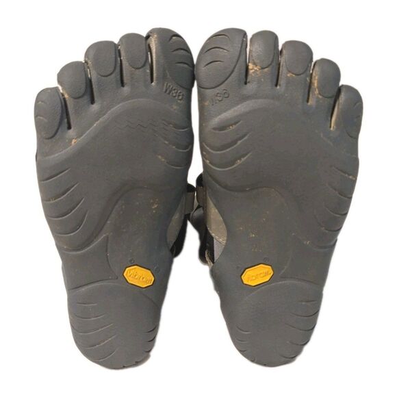 Vibram Women's Fivefingers Surge Shoes 2mm Neoprene Gray Yellow Size W36 US 6.5 - Picture 8 of 9